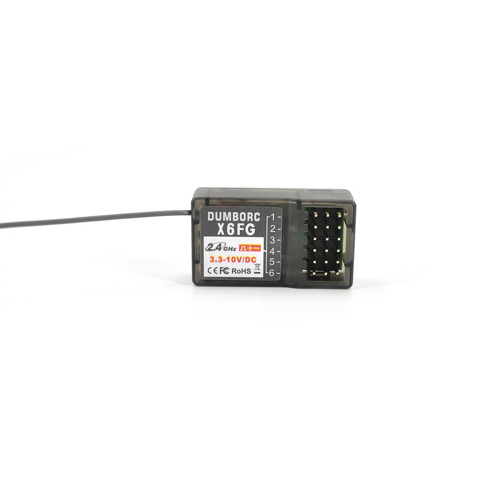DumboRC X6 X4 X6P 2.4G 6CH Transmitter, DUMBORC X6FG 2Aahz @IS 3.3-10vid