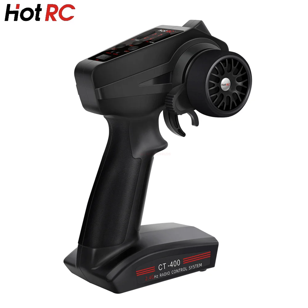 Hotrc Ct400 Ct600 4.5 فولت-9 فولت 4ch 6ch 2.4 جيجا هرتز Fhss راديو نظام التحكم الارسال مع جهاز الاستقبال ل Rc سيارة قارب خزان شاحنة لعبة 45