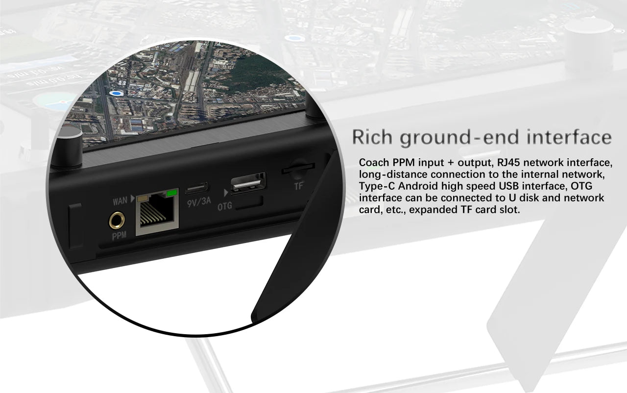 CUAV H16 MIPI Camera, Coach PPM input + output; RJ4S network interface, long-distance