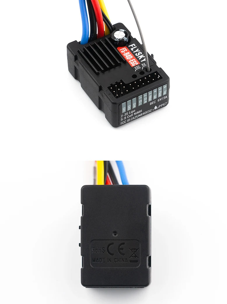 FlySky FS-R4D-ESC receiver, FlySky FS-R4D-ESC 2-in-1 bidirectional dedicated receiver suitable