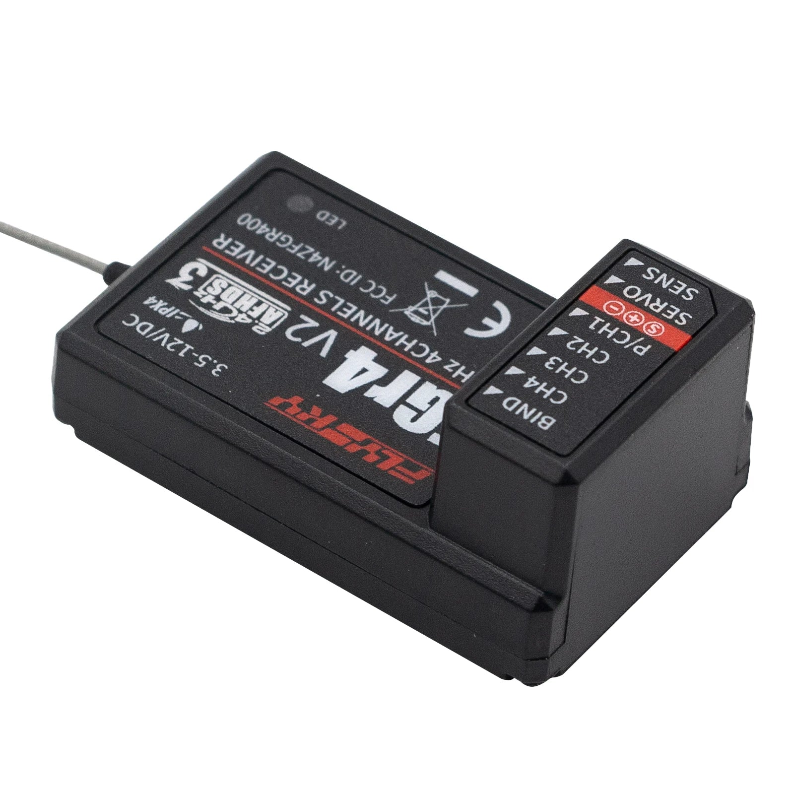 FlySky FS-FGR4 2.4Ghz 4CH Receiver, 0 031 OobusjZbN 43n13238 ai E