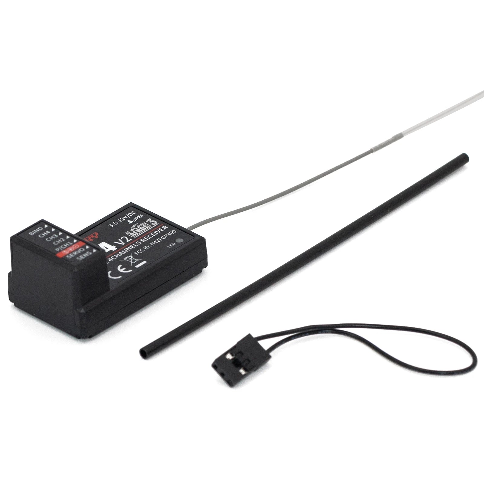 FlySky FS-FGR4 2.4Ghz 4CH Receiver, AChANNeLS Receiver mo Nazfgraoo U 8 LEo FC