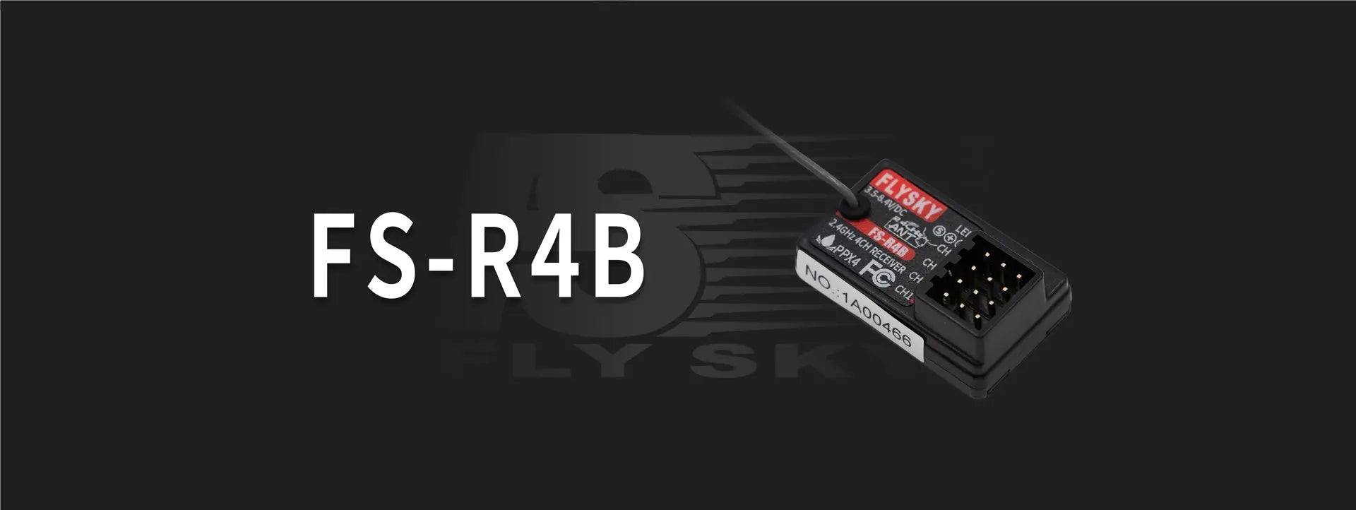 Flysky 2.4G ANT Protocol Receiver, PPX4 Waterproof: black Temperature Range: -10°C  +