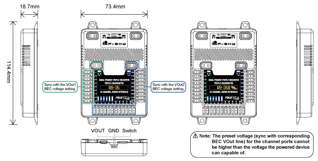 FrSky RB35 Redundancy