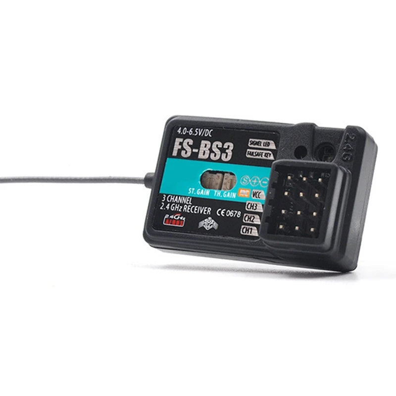 جهاز استقبال Flysky FS-BS3 3CH-لجهاز التحكم RC FS GT2 GT2B GT3B GT3C T4B CT6B T6 RC قطع غيار قارب السيارة 9 Flysky FS-BS3 3CH Receiver, 40-6 sv/dc Qlb FS-BS? 0o