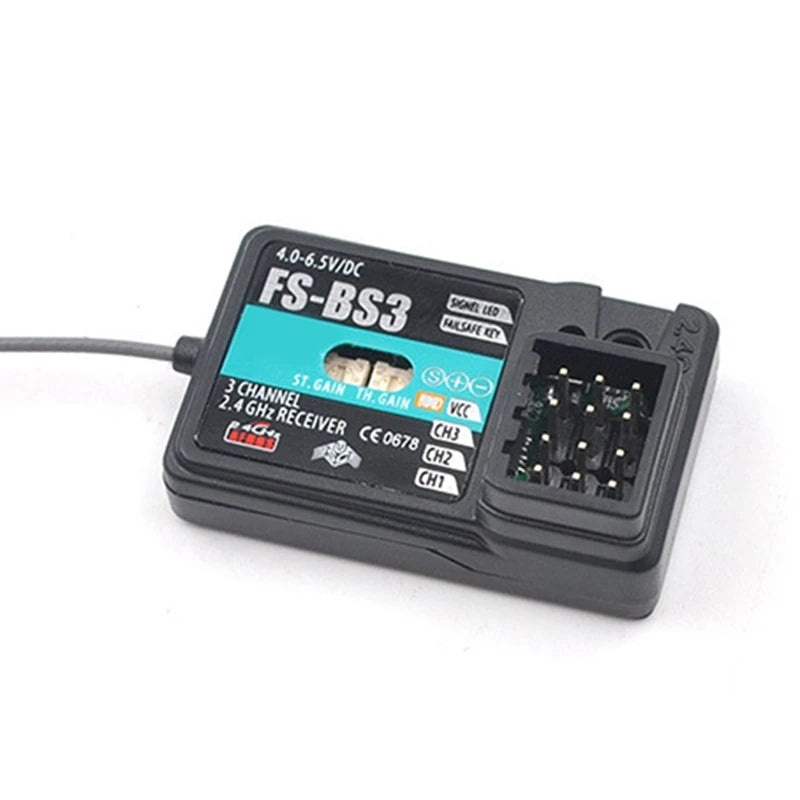 جهاز استقبال Flysky FS-BS3 3CH-لجهاز التحكم RC FS GT2 GT2B GT3B GT3C T4B CT6B T6 RC قطع غيار قارب السيارة 10 Flysky FS-BS3 3CH Receiver, Flysky FS-BS3 3CH