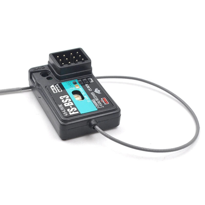 جهاز استقبال Flysky FS-BS3 3CH-لجهاز التحكم RC FS GT2 GT2B GT3B GT3C T4B CT6B T6 RC قطع غيار قارب السيارة 11 Flysky FS-BS3 3CH Receiver, the measurement allowed error is +/- 1-3cm