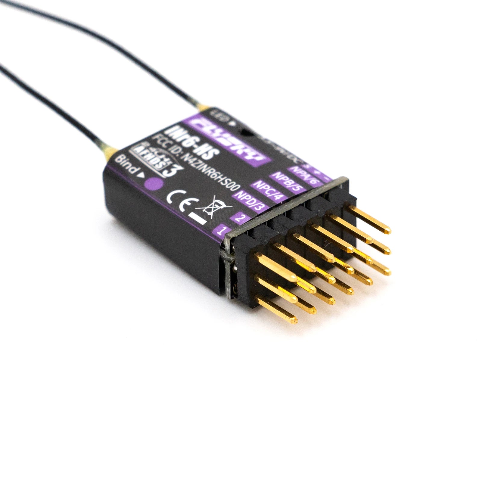 FlySky INr6-HS 2.4GHz 6CH Receiver - AF