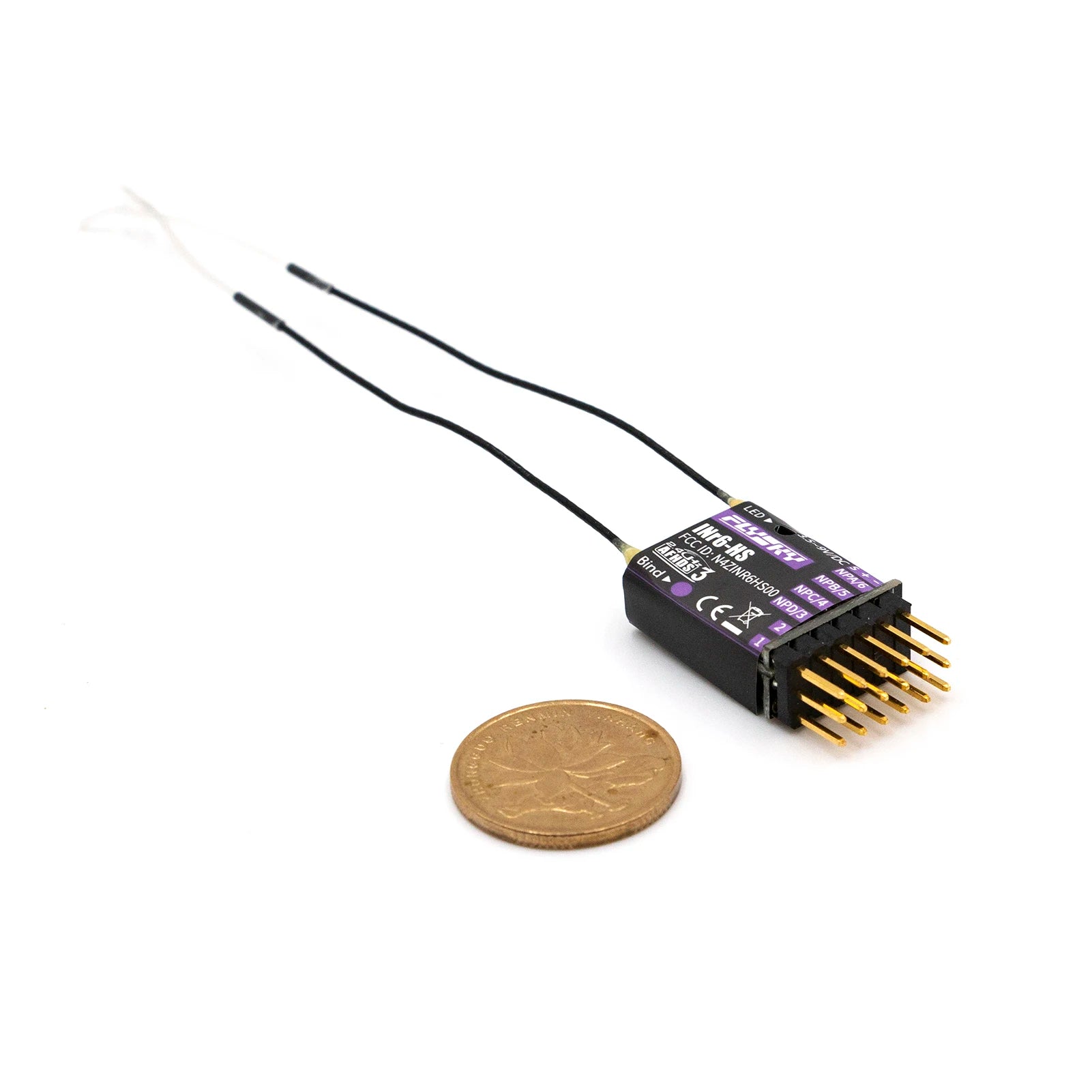 FlySky INr6-HS 2.4GHz 6CH Receiver, 'NAZINRGHSOO , Bind > NPV Npb