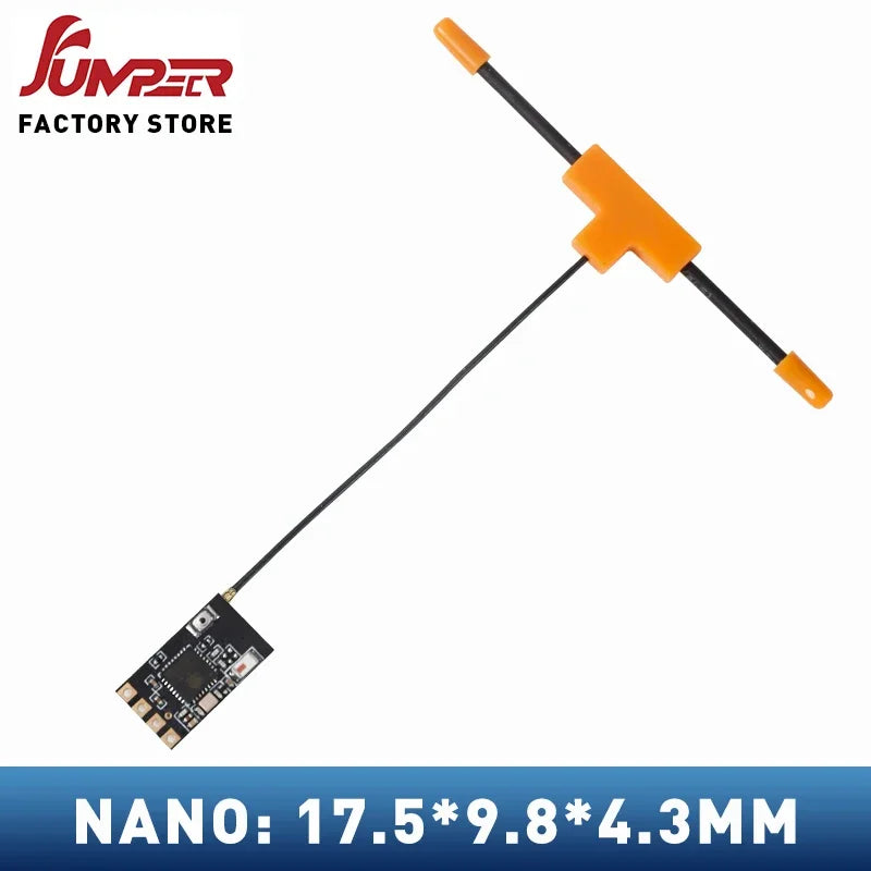 Jumper ELRS Aion ELRS RX mini/mini SE/RX NANO - جهاز استقبال 2.4 جيجا هرتز 16 قناة متوافق مع جهاز إرسال نطاق 2.4 وضع 5 كيلومتر لطائرة RC بدون طيار 10 Jumper ELRS Aion ELRS RX mini/mini SE/RX NANO, FACTORY STORE NANO: 17.5*9.8*4.3MM J