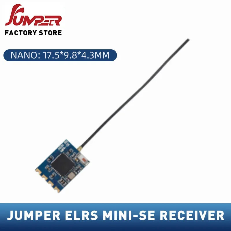 Jumper ELRS Aion ELRS RX mini/mini SE/RX NANO - جهاز استقبال 2.4 جيجا هرتز 16 قناة متوافق مع جهاز إرسال نطاق 2.4 وضع 5 كيلومتر لطائرة RC بدون طيار 12 Jumper ELRS Aion ELRS RX mini/mini SE/RX NANO, JER FACTORY STORE NANO: 17.5*9.8*4.3