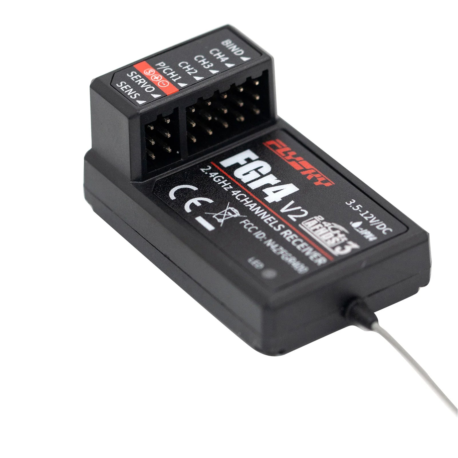 Flysky Noble NB4 2.4G 4CH Radio Transmitter, SERVO SENS FSTE FGrA 2.4GHz (6 'ACHANNE