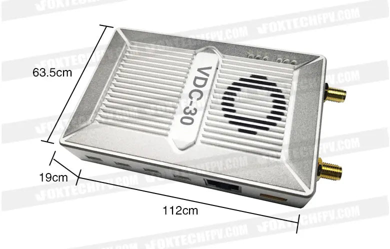 Foxtech VDC-30 - 30 كم 800 ميجا هرتز 1.4 جيجا هرتز نظام نقل الفيديو طويل المدى أجهزة نقل البيانات والفيديو 7 VDC-30km Long Range Video Transmission System(1.4G) data and video transmission devices