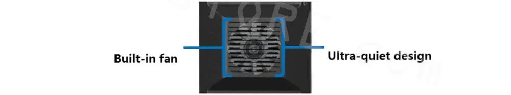 Built-in fan Ultra-quiet