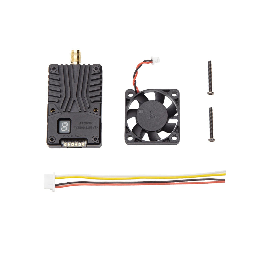 SKYZONE TX2500 5.8 جيجا هرتز 2.5 واط VTX - جهاز إرسال الفيديو CNC Shell مروحة تبريد مدمجة لطائرة RC FPV حرة طويلة المدى للسباق بدون طيار 11 SKYZONE TX2500 5.8GHz 2.5W VTX, step 2: Under BAND setting mode, short press the set button to change BAND