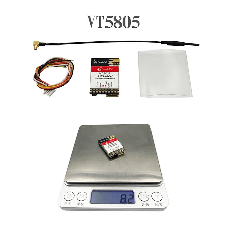 PandaRC VT5801 V2 VT5805 VTX - FPV جهاز إرسال الفيديو 5.8G 48CH 25/100/200/400/600mW قابل للتحويل OSD قابل للتعديل SMA MMCX VTX RC 15 PandaRC VT5801 V2 VT5805 VTX, VT5805 4Pantanc VTSBOf Sso ASL=