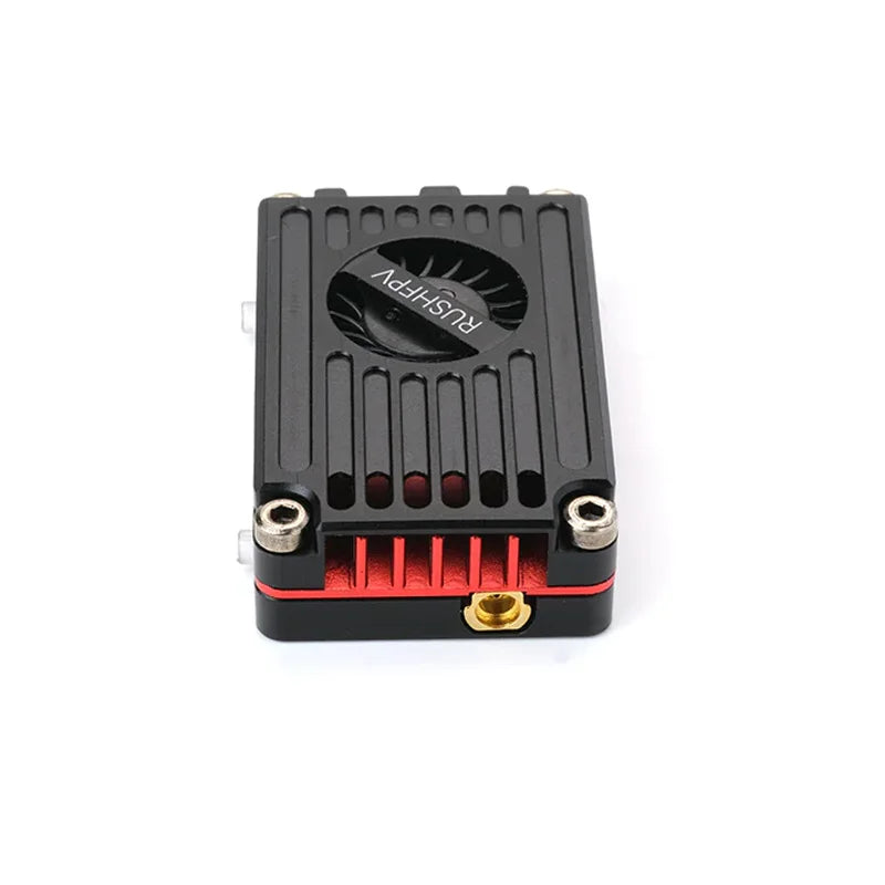 Rushfpv RUSH TANK MAX SOLO VTX - 5.8 جيجا هرتز 2.5 وات 48 قناة جهاز إرسال فيديو عالي الطاقة مع غلاف CNC لطائرات بدون طيار RC FPV طويلة المدى ثابتة الأجنحة DIY 25 Rushfpv RUSH TANK MAX SOLO VTX, LOCK-ON technology with jitter-free transmit channels and no sweep interference for