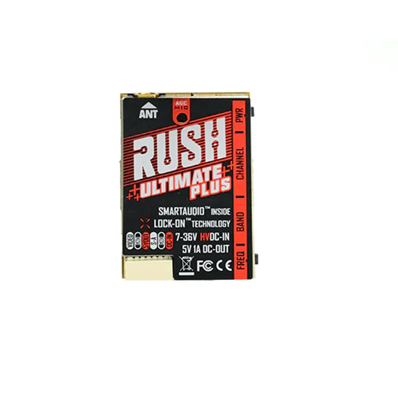 RUSH TANK Ultimate PLUS VTX - 5.8 جيجا هرتز 48CH 2-8s 800 ميجاوات جهاز إرسال الفيديو مع صوت ذكي AGC MIC FPV Racing Drone 9 RUSH TANK Ultimate PLUS VTX, techwOoLOGY 3 7-36V HVOC-IN SVIA