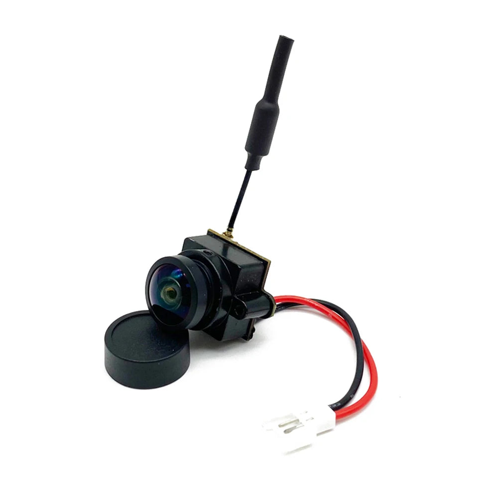 جهاز إرسال RXCRC 5.8G FPV 48CH 25mW VTX-CAM مع كاميرا 1000TVL 180 درجة AIO لأجزاء طائرة السباق بدون طيار FPV الداخلية RC 15 compact design weighing only 11g, optimized for indoor FPV racing without compromising drone