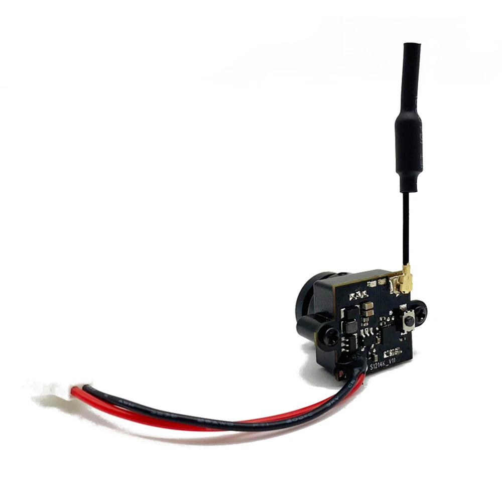 جهاز إرسال RXCRC 5.8G FPV 48CH 25mW VTX-CAM مع كاميرا 1000TVL 180 درجة AIO لأجزاء طائرة السباق بدون طيار FPV الداخلية RC 16 compact design weighing only 11g, optimized for indoor FPV racing without compromising drone