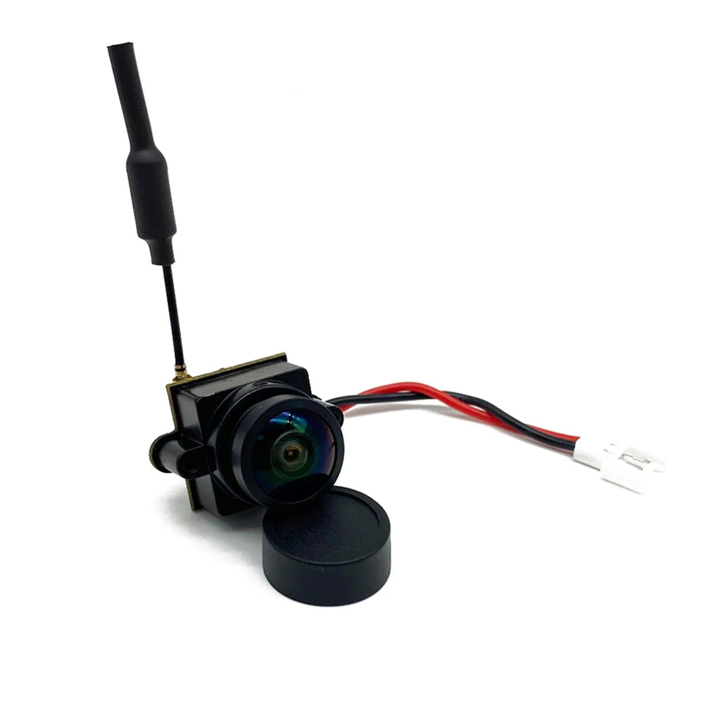 جهاز إرسال RXCRC 5.8G FPV 48CH 25mW VTX-CAM مع كاميرا 1000TVL 180 درجة AIO لأجزاء طائرة السباق بدون طيار FPV الداخلية RC 17 compact design weighing only 11g, optimized for indoor FPV racing without compromising drone