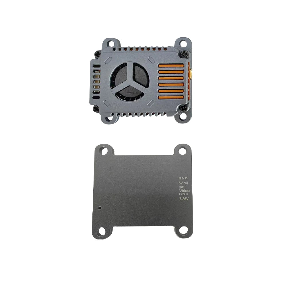 RCMOY 5.8G 3W 48CH VTX, button 4 is used to switch band and channel . red LED 1 will flash every time button