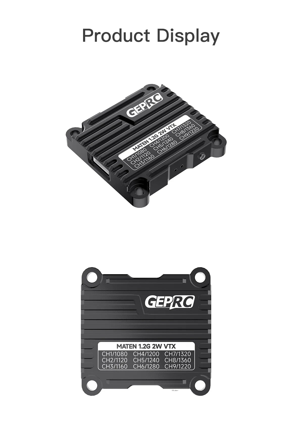 GEPRC MATEN 1.2G 2W VTX, x MATEN 1.2G 2W VTX 1 x MMCX to
