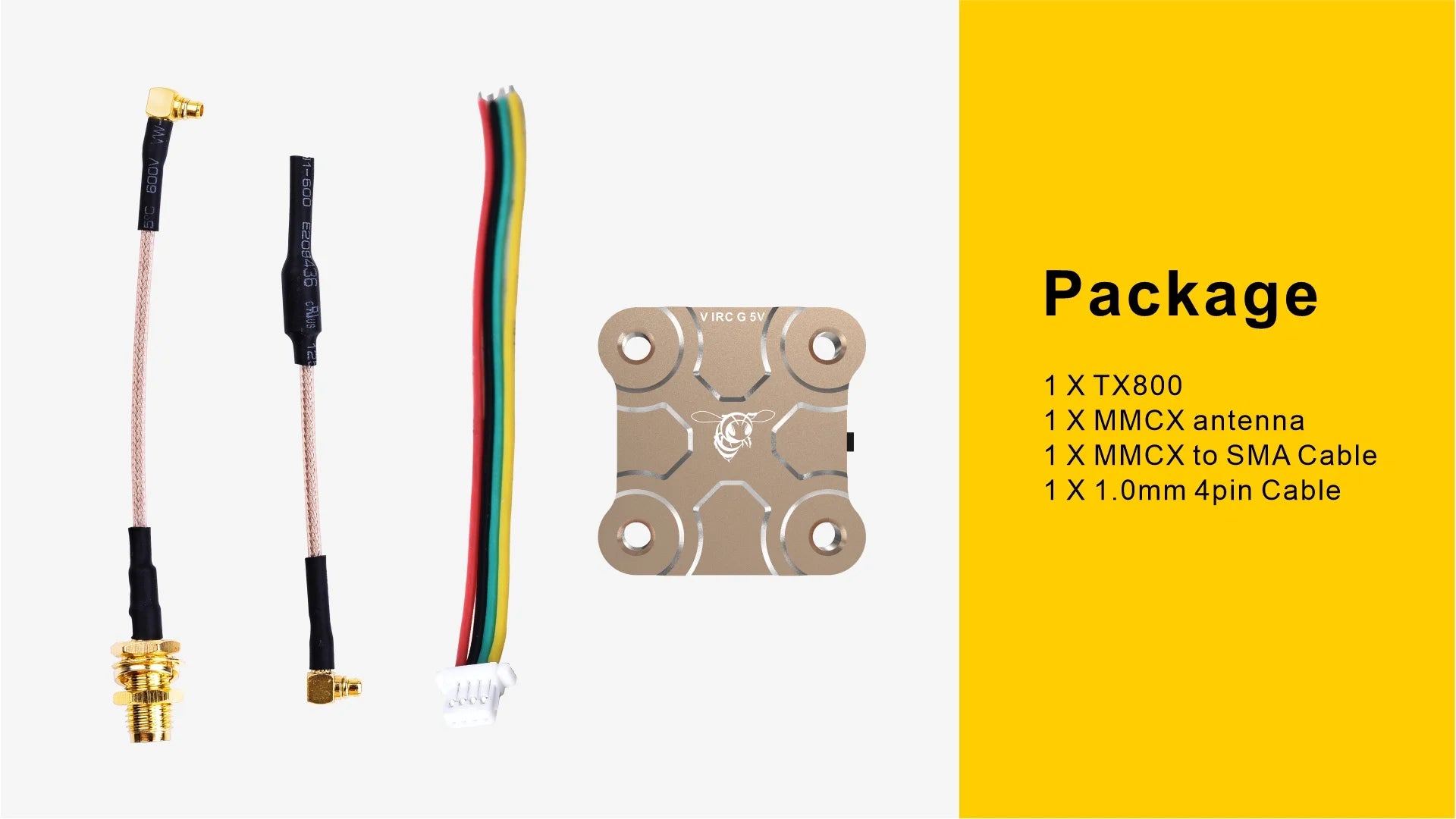SpeedyBee TX800 5.8G VTX, if your flight controller supports Bluetooth or WiFi,you can also modify the video transmission parameters through