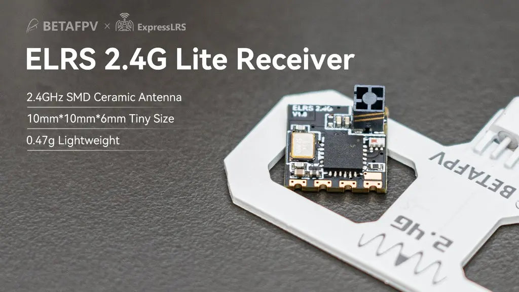 Betafpv ELRS Lite Receiver, BETAFPV ExpressLRS ELRS 2.4G Lite Receiver 2.4