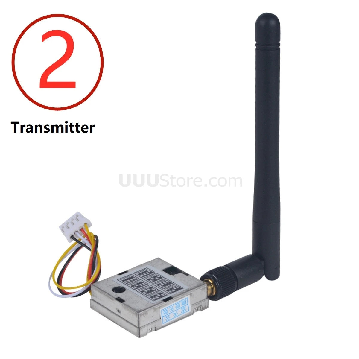 1.2G 200mW Transmitter, Partom 1.2G 200mW Wireless 8CH Audio Video FPV Transmit