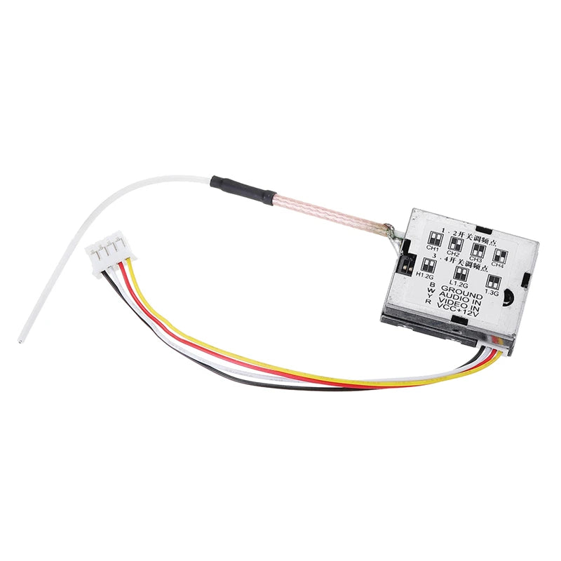1.2G 200mW Transmitter, Partom 1.2G 200mW Wireless 8CH Audio Video FPV Transmit
