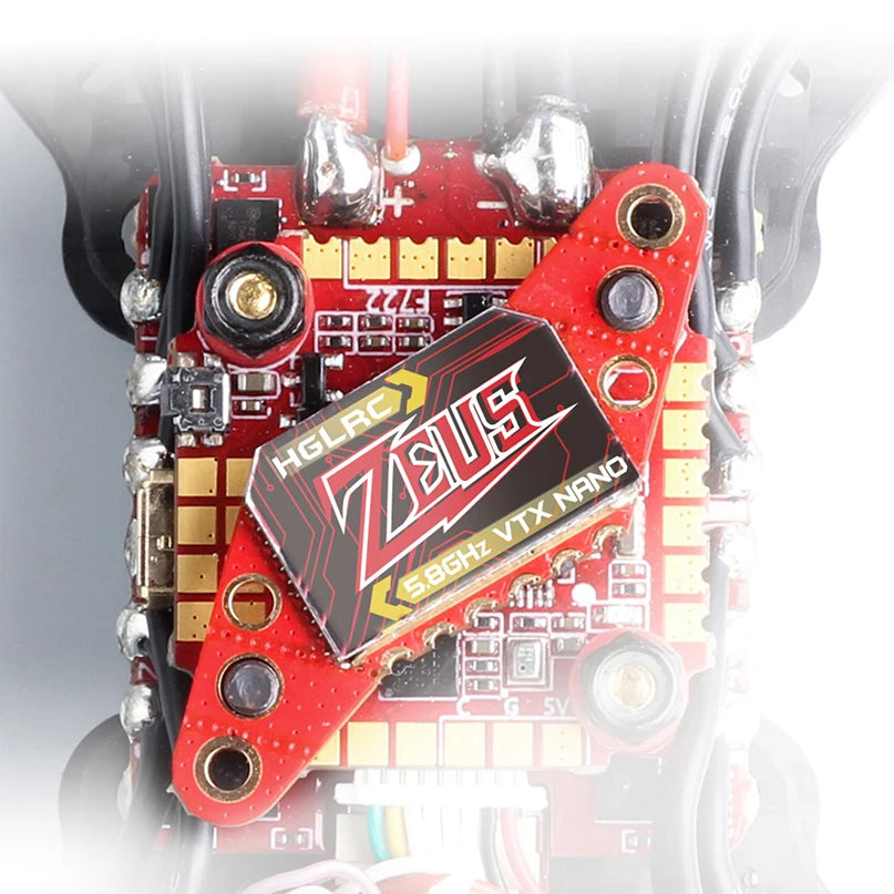 HGLRC Zeus Nano VTX, Zeus nano VTX 350mW FPV5.8G Image Transmission Microphone