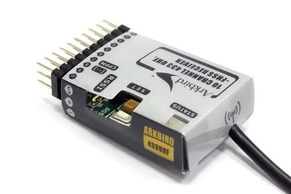 ARKBIRD UHF - نظام التحكم طويل المدى UHF 443Mhz 10CH FHSS لنظام Futaba WLFY FLYSKY طويل المدى للطائرة بدون طيار 10 ARKBIRD UHF, 'IJNMVHJ OL (ss. DJIC