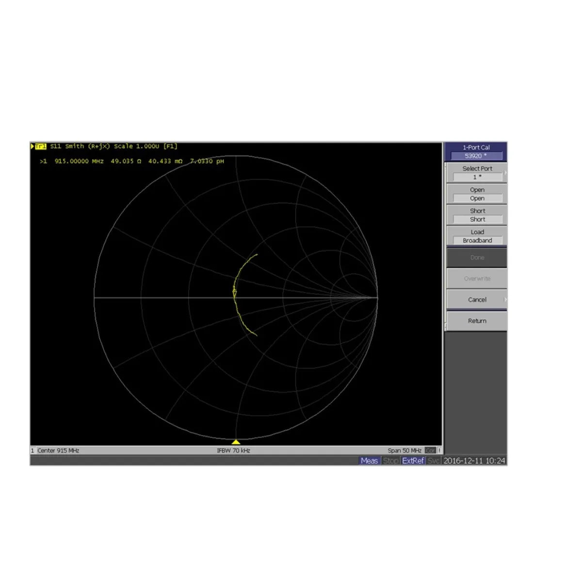 Ooou [F1] 1-Port Cal 53220 '915.Ooooo