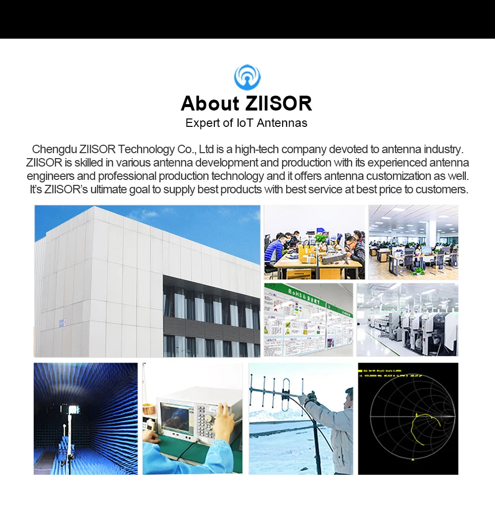 5pcs 2.4 GHz Wifi Antenna, ZIISOR Technology Co, Ltd is a high-tech company devoted to antenna
