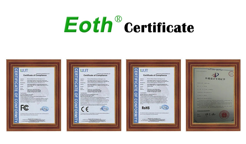 eoth 2.4G wifi Antenna, the connector of the antenna is same with your original antenna and can match with your device .