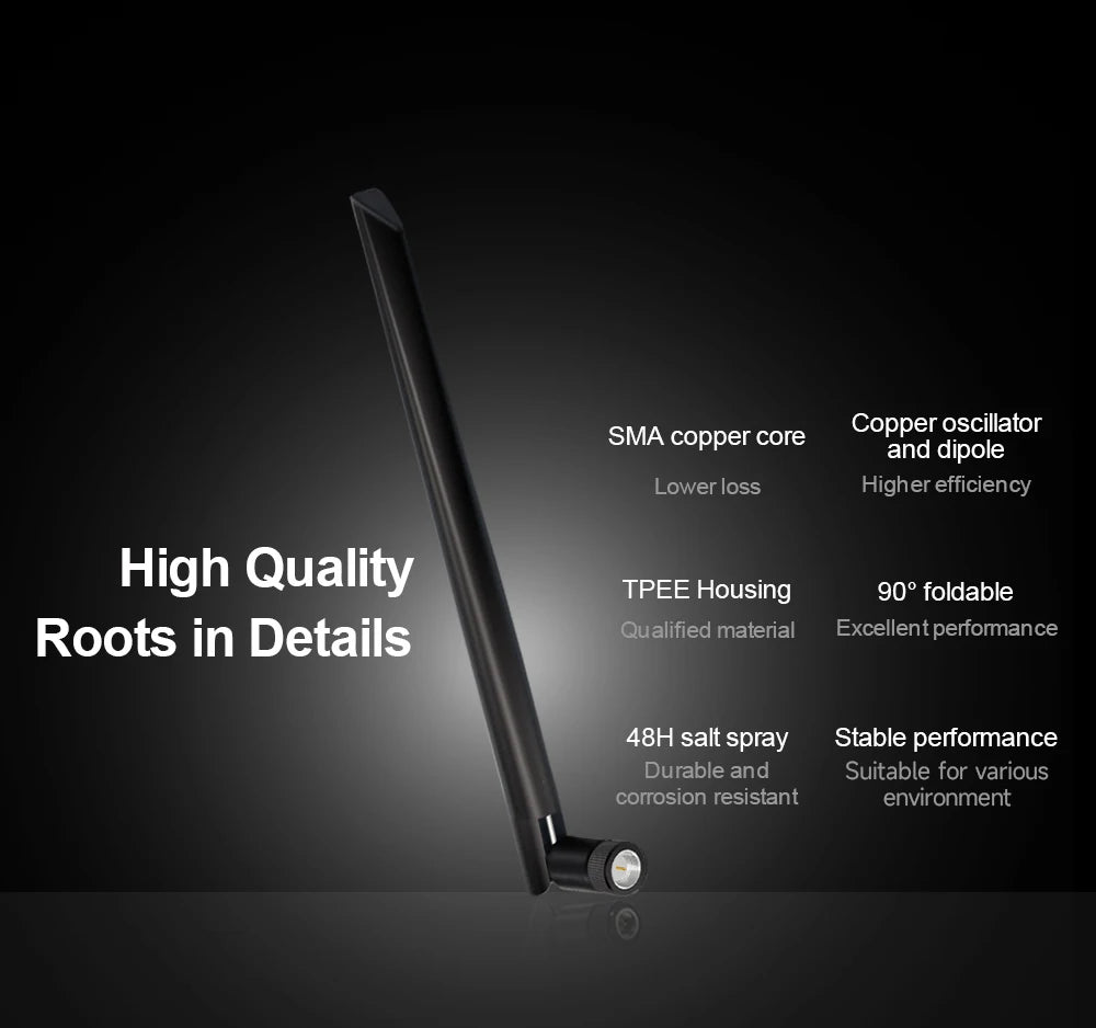 868 MHz Antenna, SMA copper core Copper oscillator and dipole Lower loss Higher efficiency High Quality TP