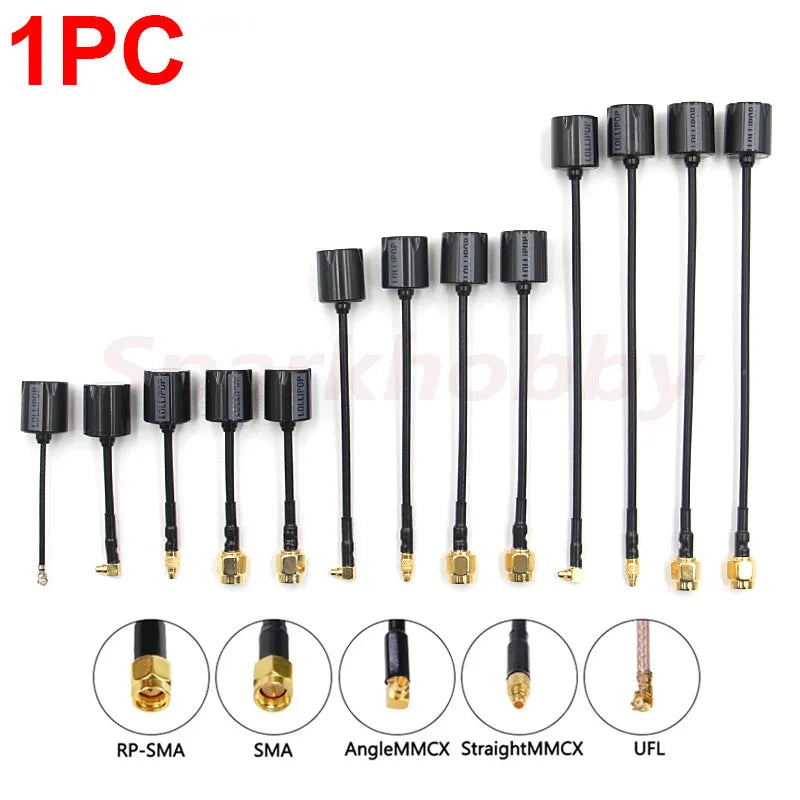 1PC U RP-SMA SMA Angle MMCX StraightMMCX U