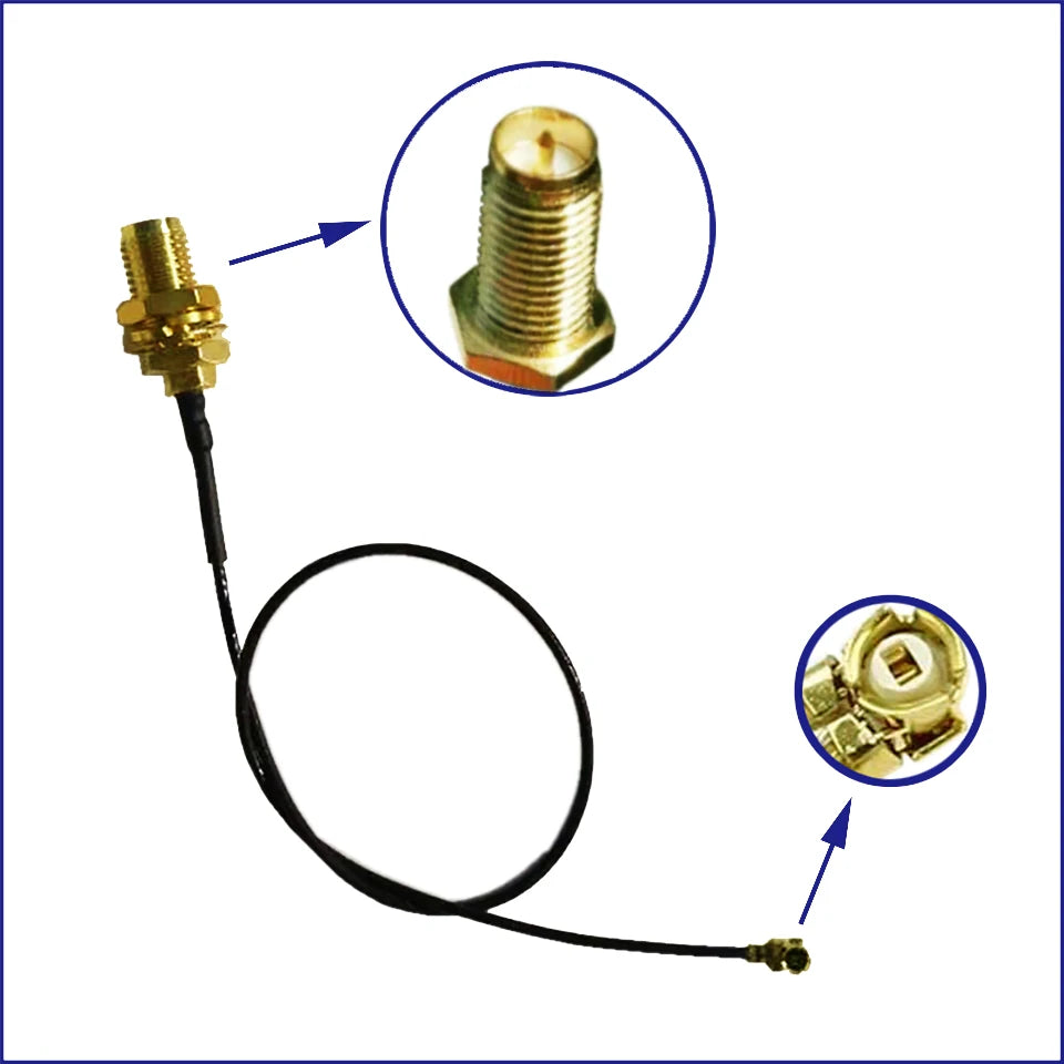 Dual Band WiFi Antenna, 1.8dBi Dual Band WiFi RP SMA Antenna 2 .