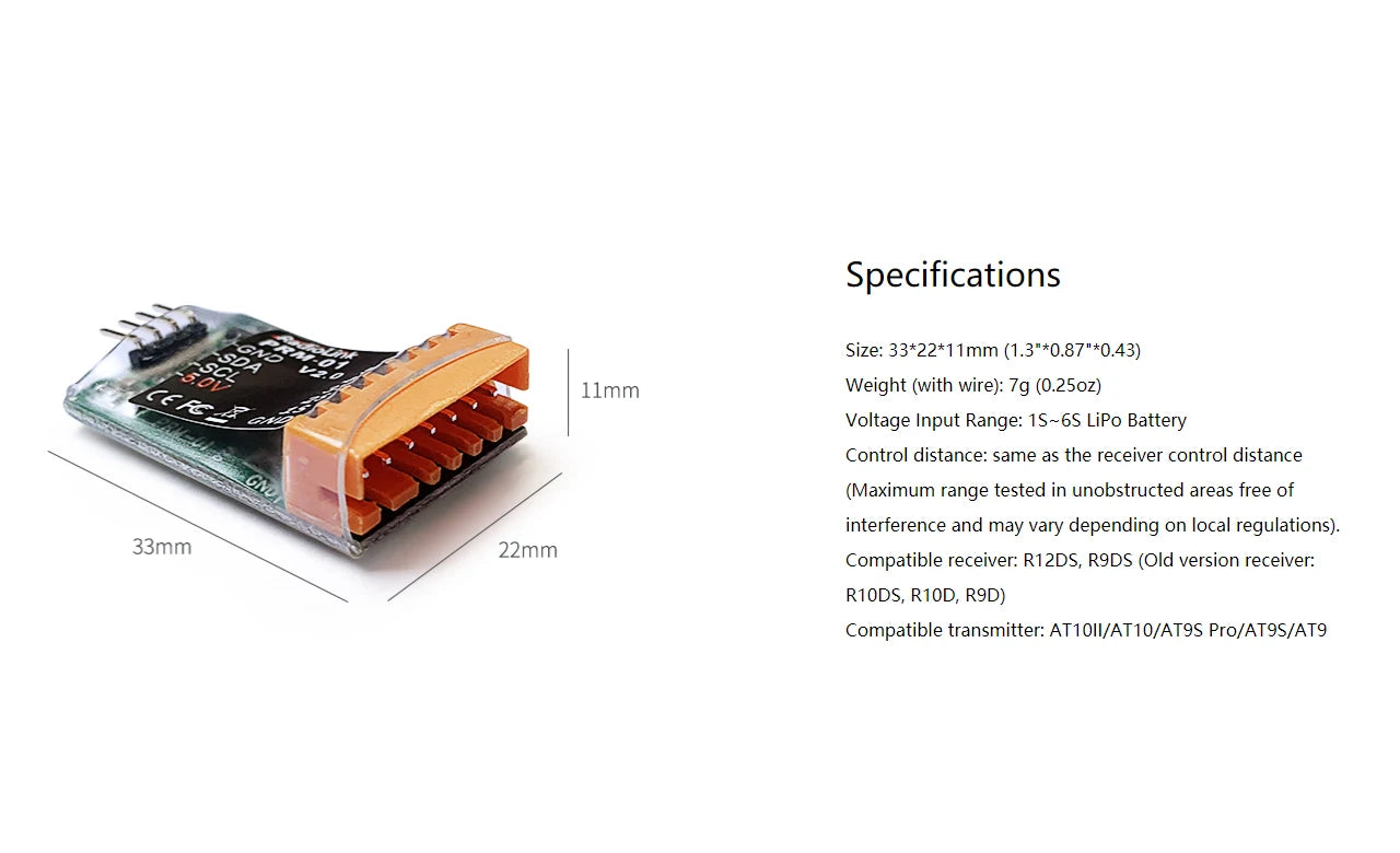 Specifications 5 8+5 Size: 33*22*11mm (1.3"*0.8