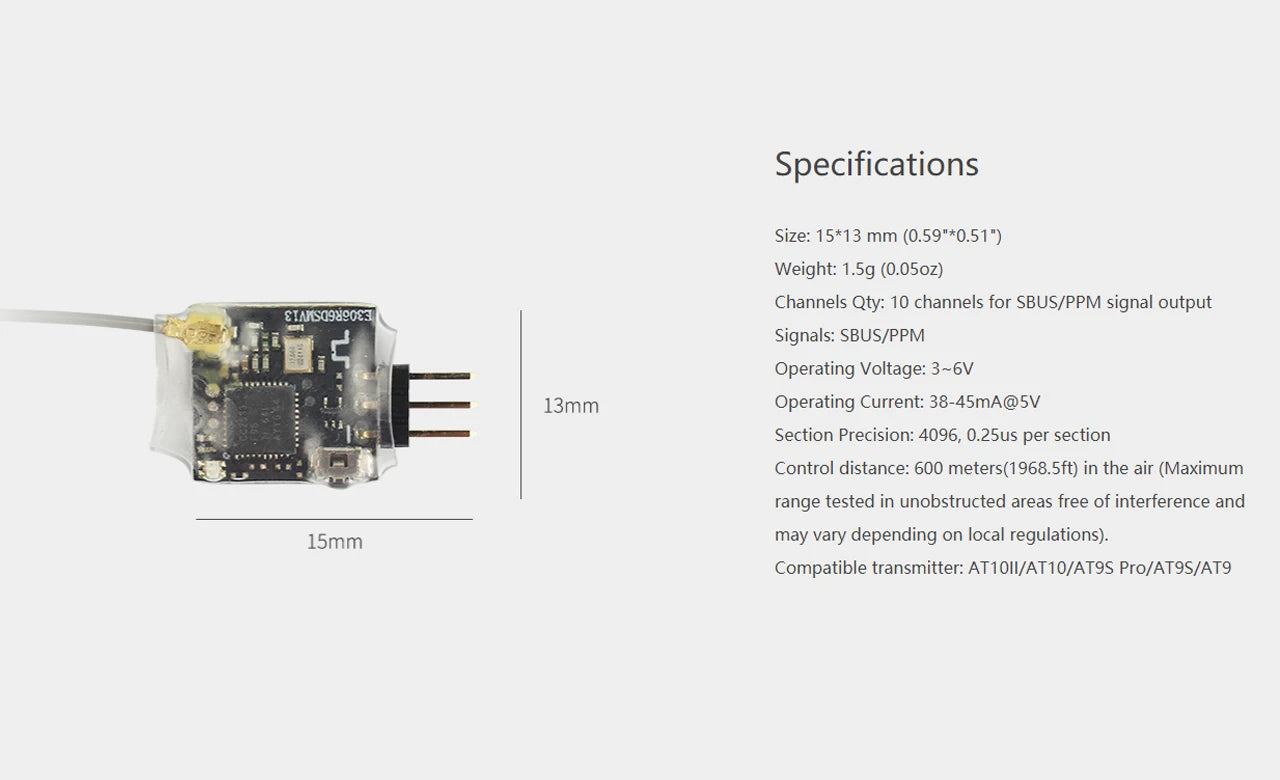 Specifications Size: 15*13 mm (0.59"*0.51") Weight: