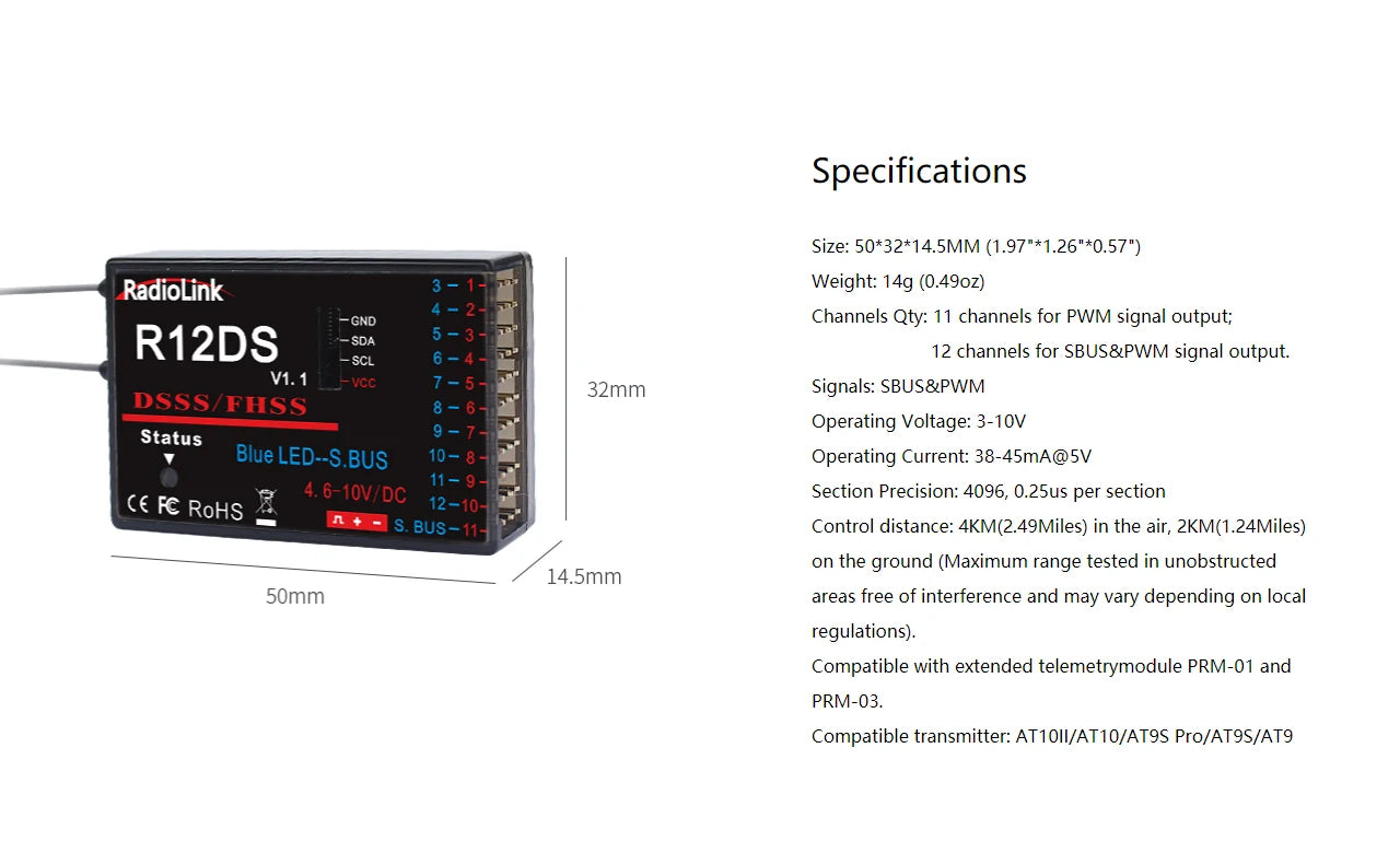 Specifications Size: 50*32*14.5MM (1.97"*1.26"