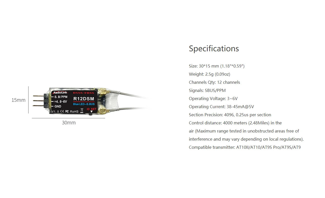 Specifications Size: 30*15 mm (1.18"*0.59") Weight: