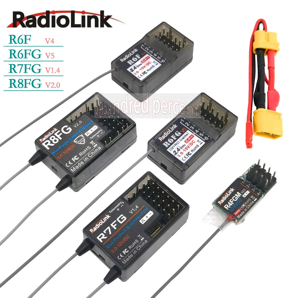 Radiolink 2.4GHz 6CH Receiver, RC4GS/R6FG V