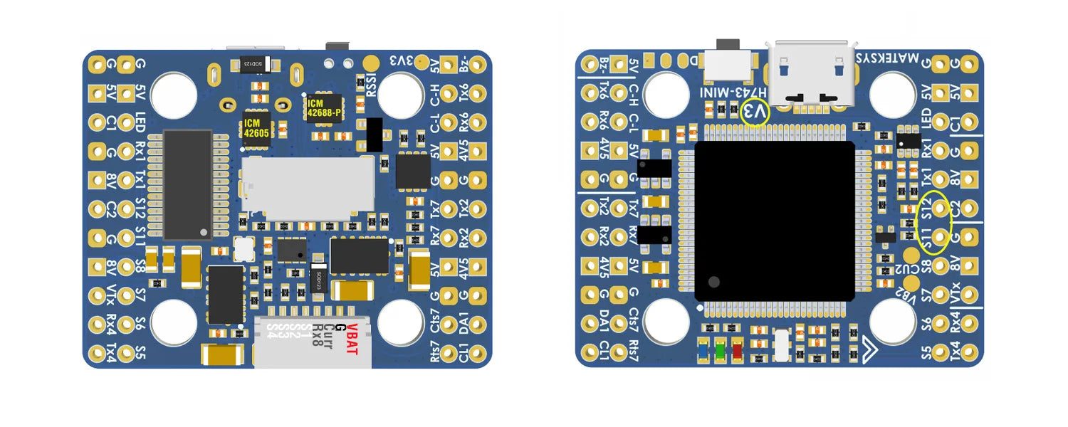 MATEK  H743-MINI V3, it is recommended to use STM32CubeProgrammer to erase MCU and upload
