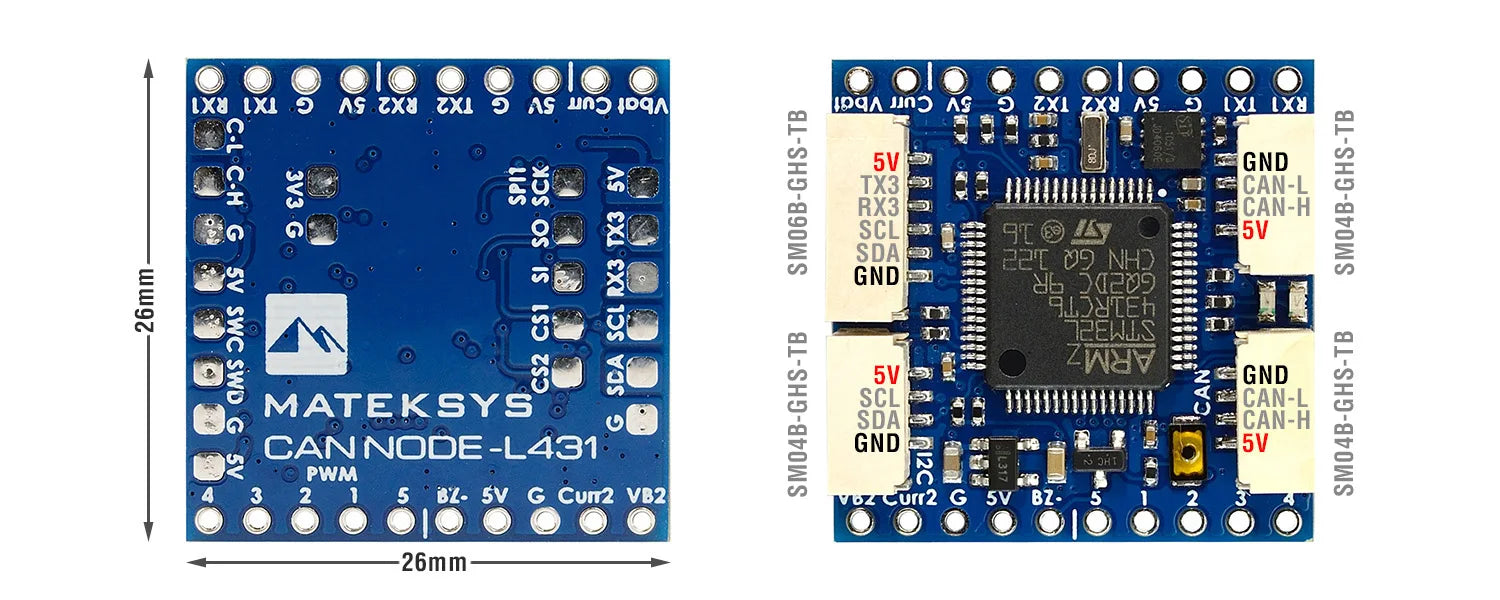 Firmware ArduPilot AP_Periph, or MatekL