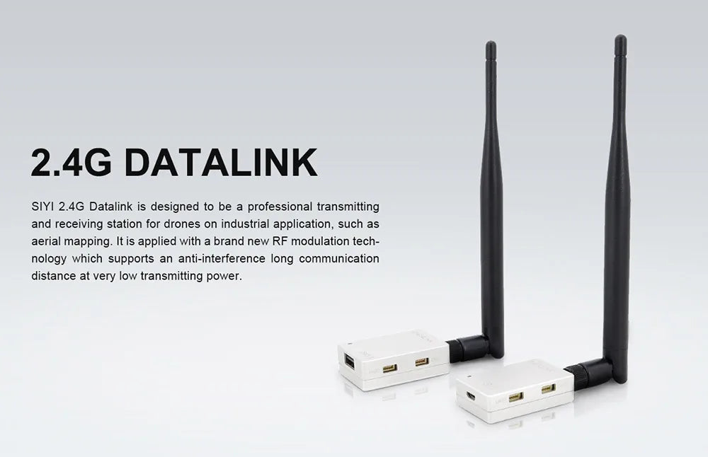 CUAV SY 2.4G Telemetry, SIYI 2.4G DATALINK is designed to be a professional transmitting and