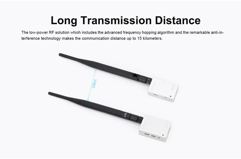 CUAV SY 2.4G Telemetry, low-power RF solution which includes the advanced frequency hopping algorithm the remarkable anti-in