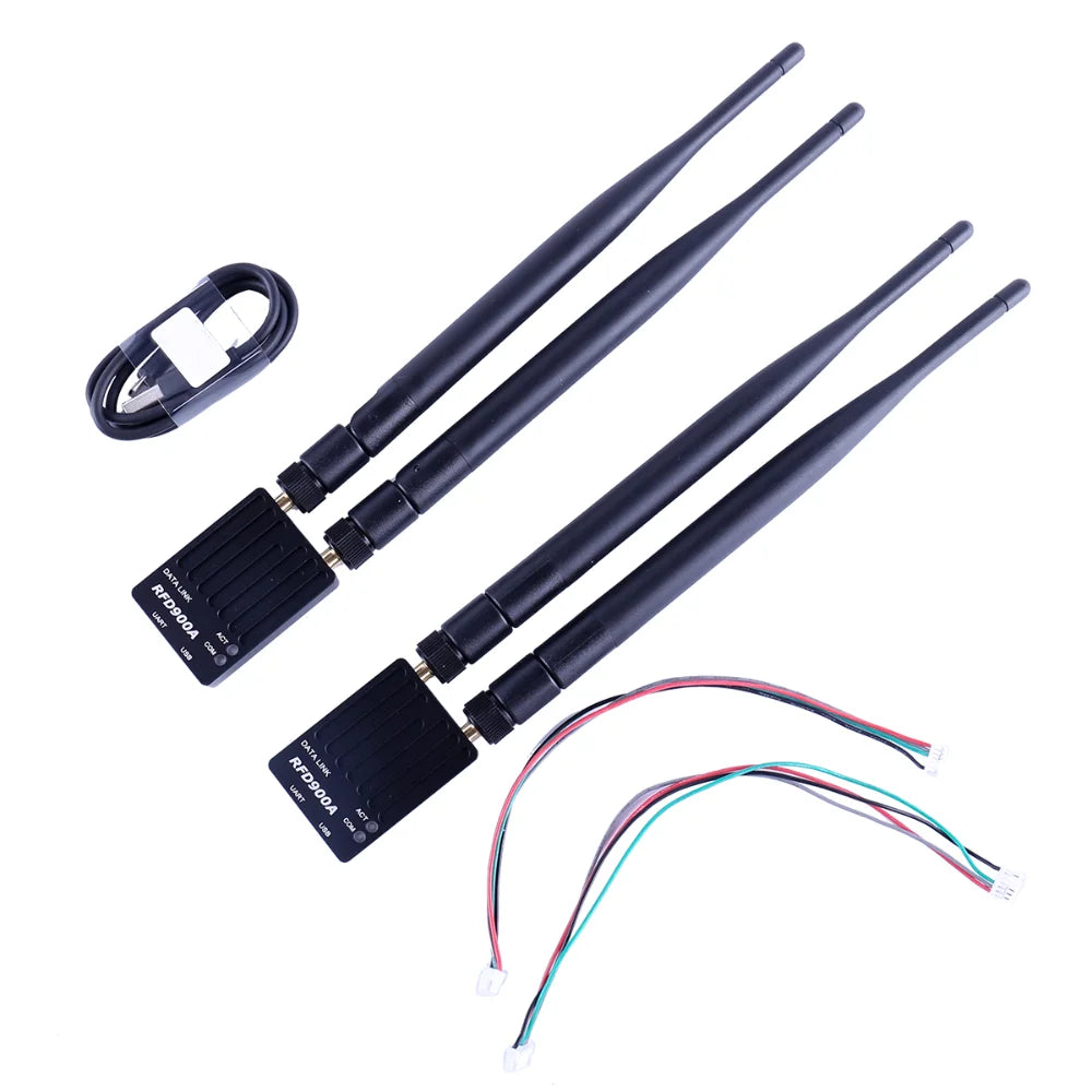 RFD900A 915Mhz 3DR Radio Telemetry Modem Module, Re implemented SiK and Multipoint SiK firmware, field upgradeable, easy to configure