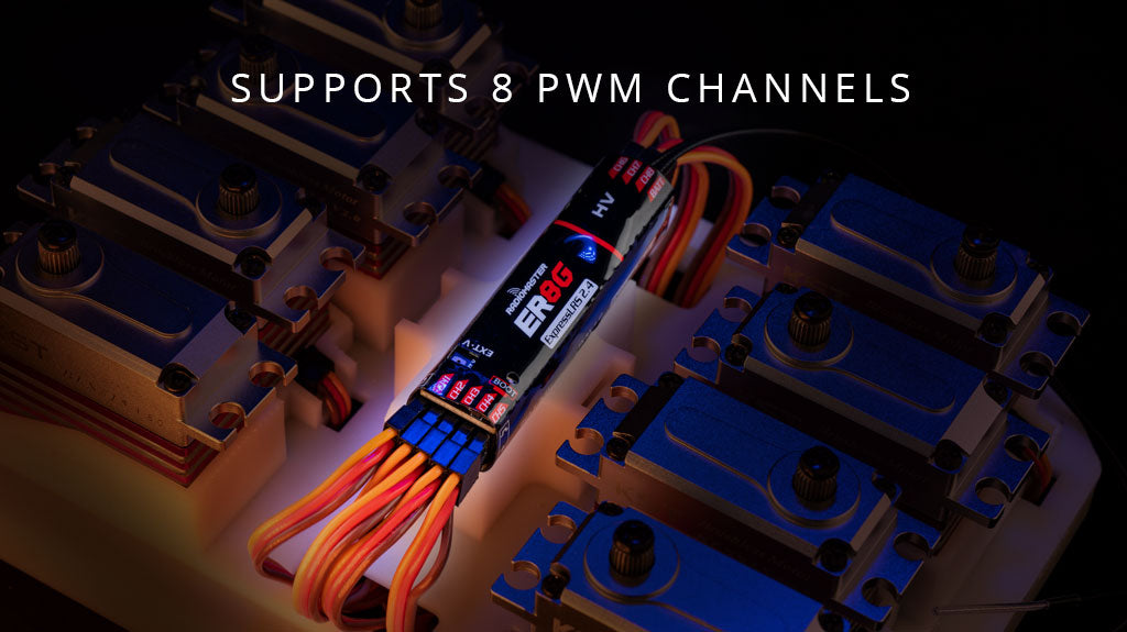 RadioMaster ER8G & ER8GV 2.4GHz ELRS PWM Receiver